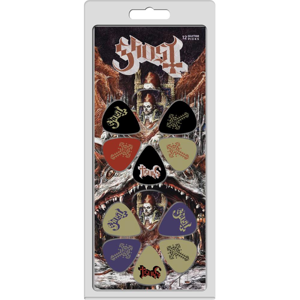 Ghost - Logos 12Pack Plectrum - Multicolours